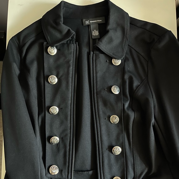 INC Zippered Military Jacket - Picture 2 of 4